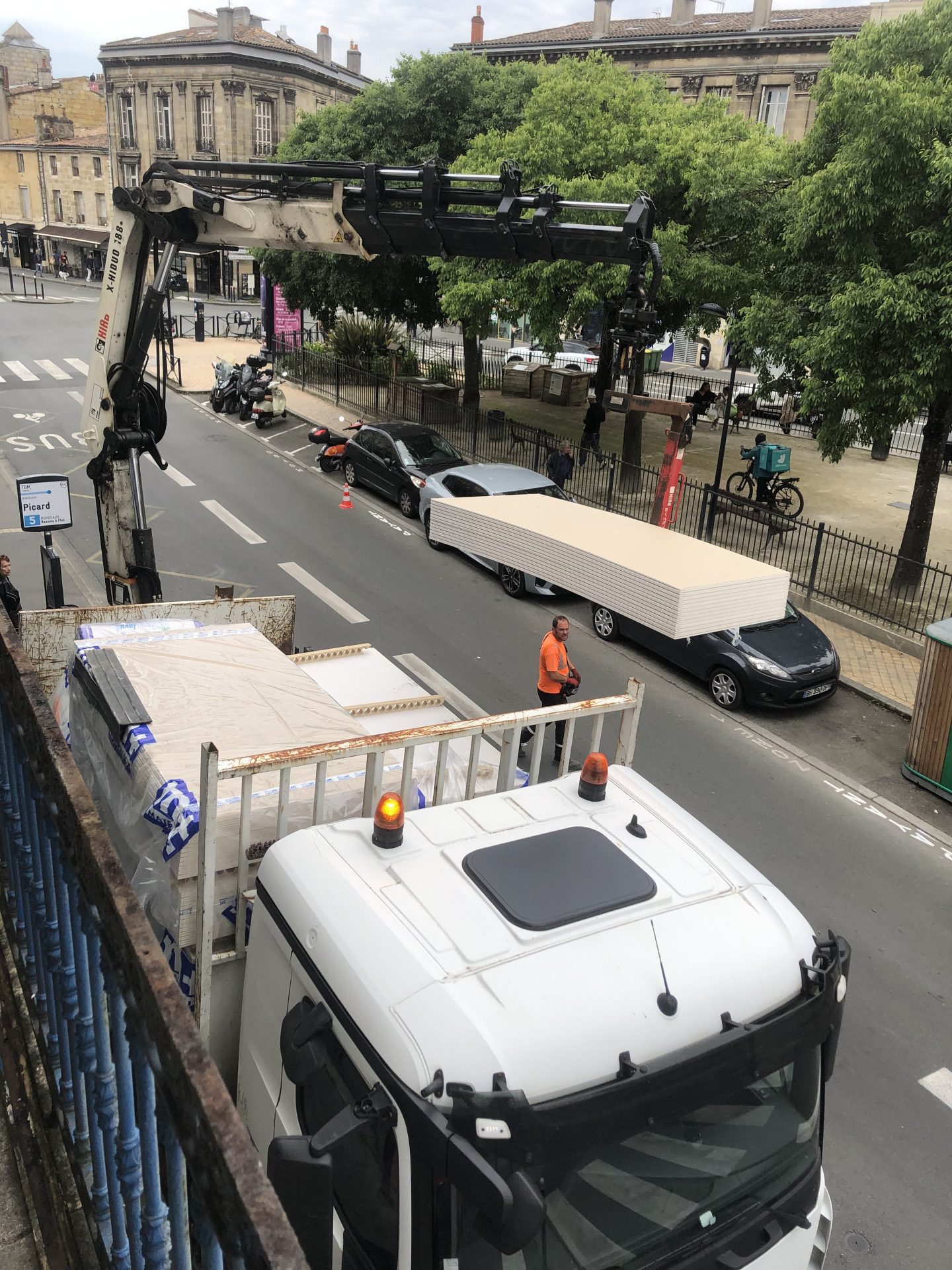 Chargement Placo camion